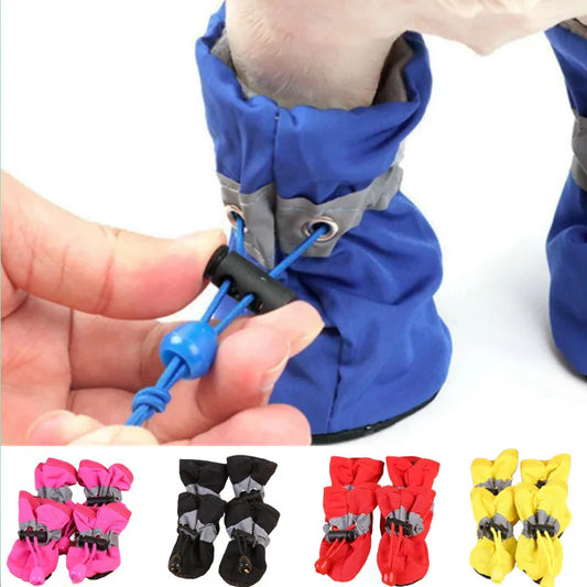 Anti-slip Rain Boots Footwear for Small Cats Dogs Puppy
