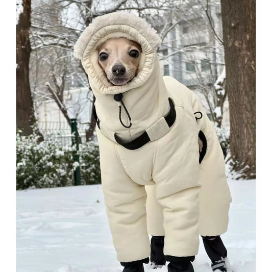 Big Dogs Down Jacket For Cold Weather,Full Cover For Neck-Greyhound Whippet