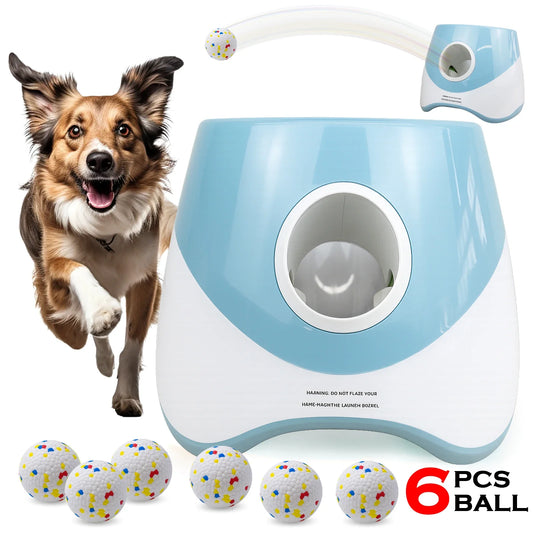Automatic Dog Ball Launcher – Interactive Rechargeable Fetch Toy for Dogs
